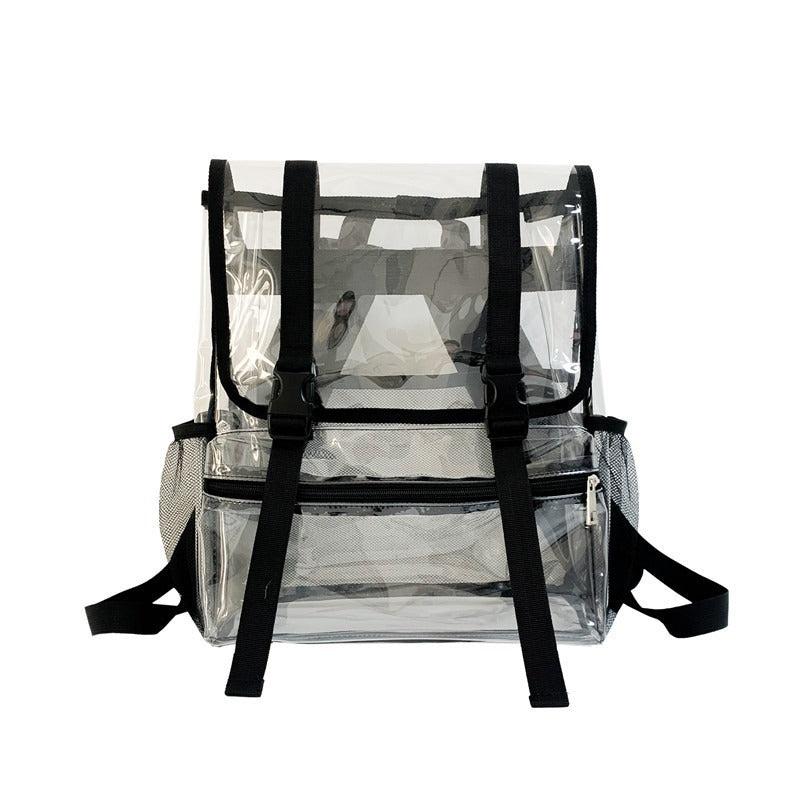 PVC Travel Backpack Waterproof Transparent Large Capacity Bag