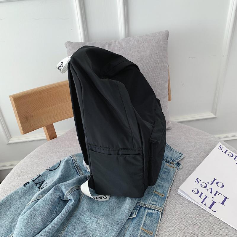 Versatile Letter Pattern Backpack with Shoulder Strap