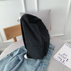 Versatile Letter Pattern Backpack with Shoulder Strap