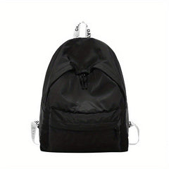 Versatile Letter Pattern Backpack with Shoulder Strap
