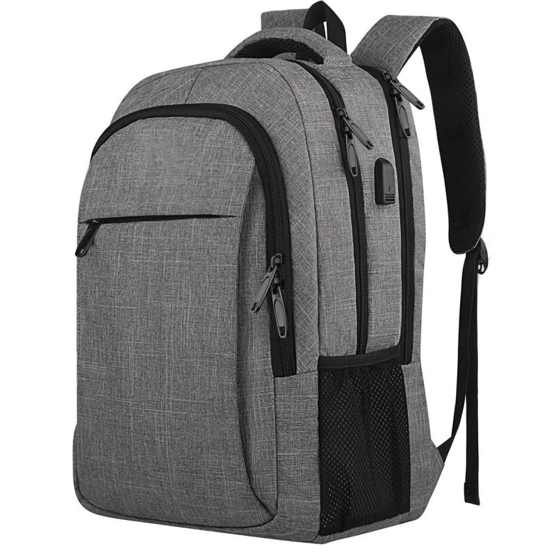 Travel Laptop Backpack with USB Charging Port - Waterproof