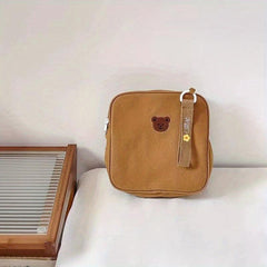 Bear Pattern School Bag Girls Boys Backpack Kids Children's Travel Bag