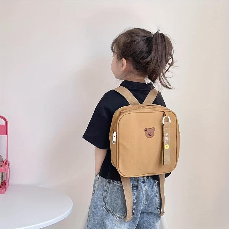 Bear Pattern School Bag Girls Boys Backpack Kids Children's Travel Bag