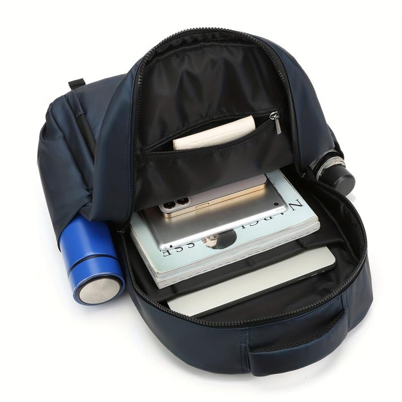 Solid Backpack for College Students with Large Capacity