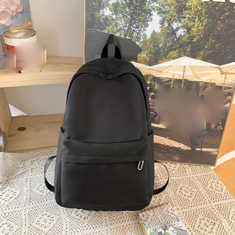 Sporty Preppy Style Backpack Casual Bag Large capacity Foldable