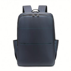 1pc Solid Backpack Men's Laptop Bag Business Commuter Students Schoolbag