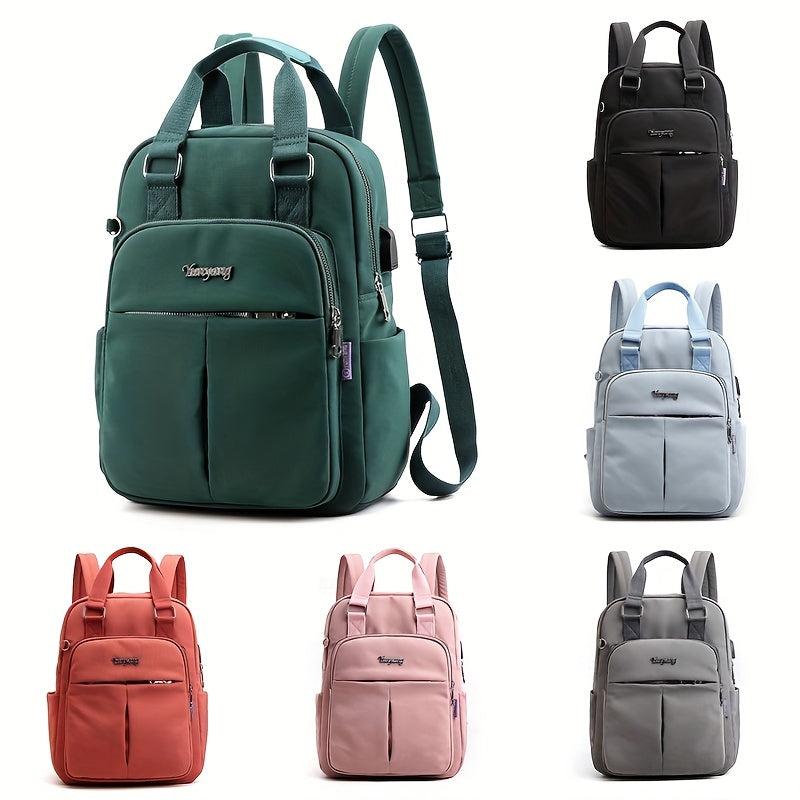USB Charging School Backpack Anti-theft Pocket