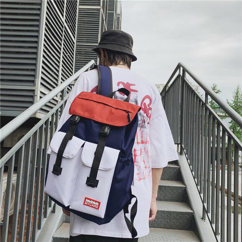 Men's Waterproof Travel Backpack Large Capacity School Bags