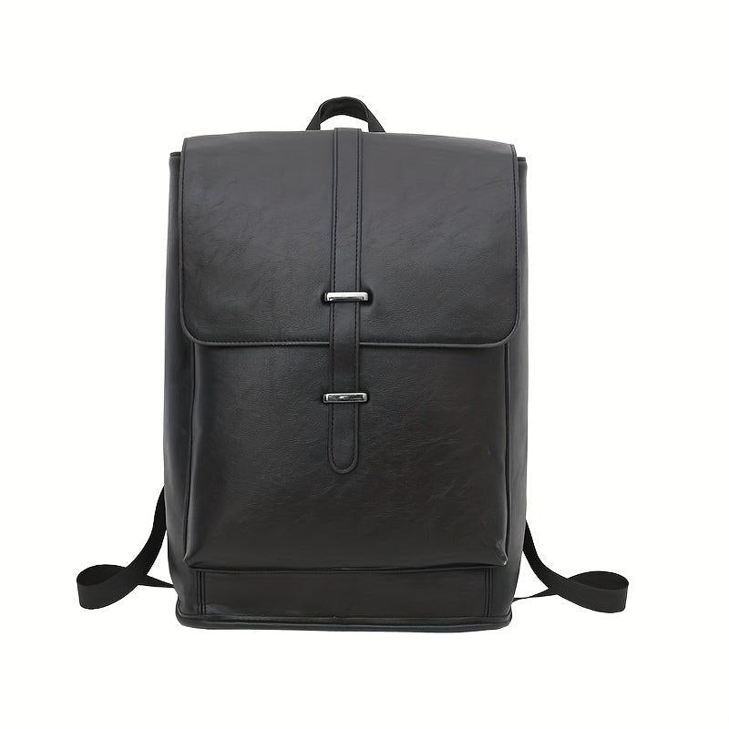 Men's Retro Contrast Bag Large Capacity School Bag