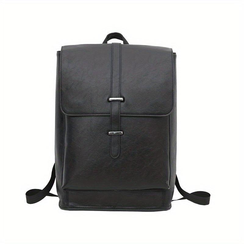 Men's Retro Contrast Bag Large Capacity School Bag