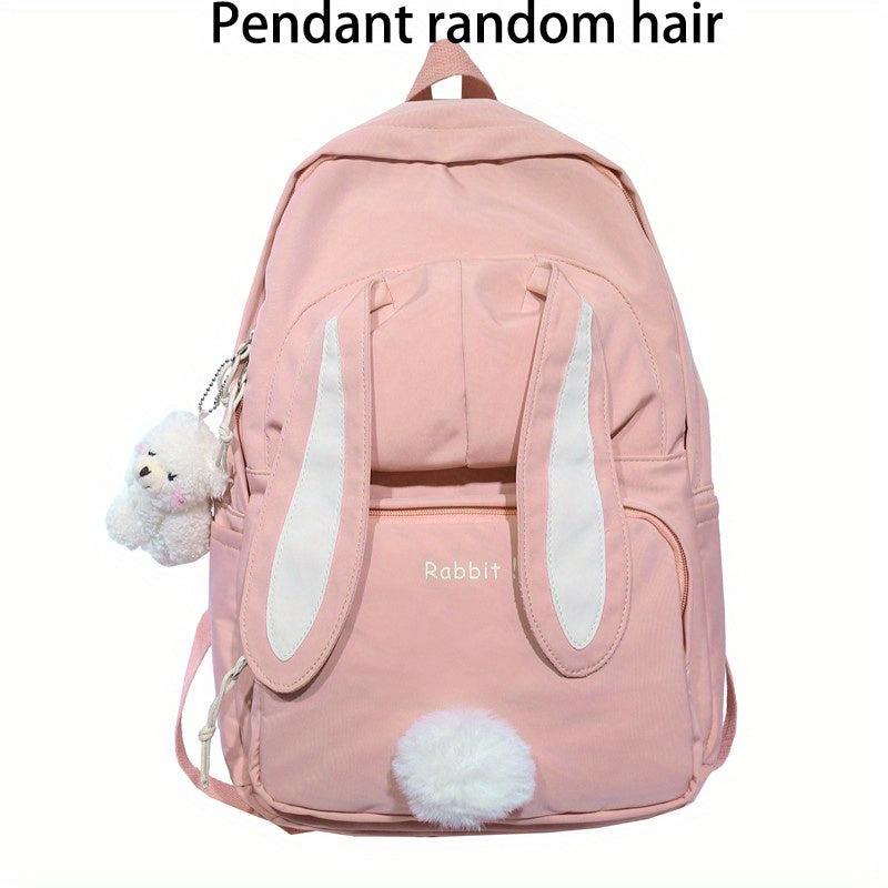 Sweet Large Capacity Rabbit Ear Nylon Backpack