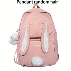 Sweet Large Capacity Rabbit Ear Nylon Backpack