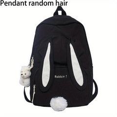 Sweet Large Capacity Rabbit Ear Nylon Backpack