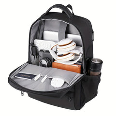 Men's Large Capacity Travel Backpack with USB Charging Port
