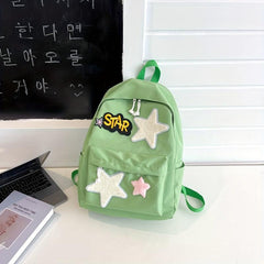 Large Capacity Star Pattern Backpack for Students