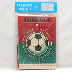 Men's Soccer Pattern ID Holder Passport Cover Multifunctional Bag