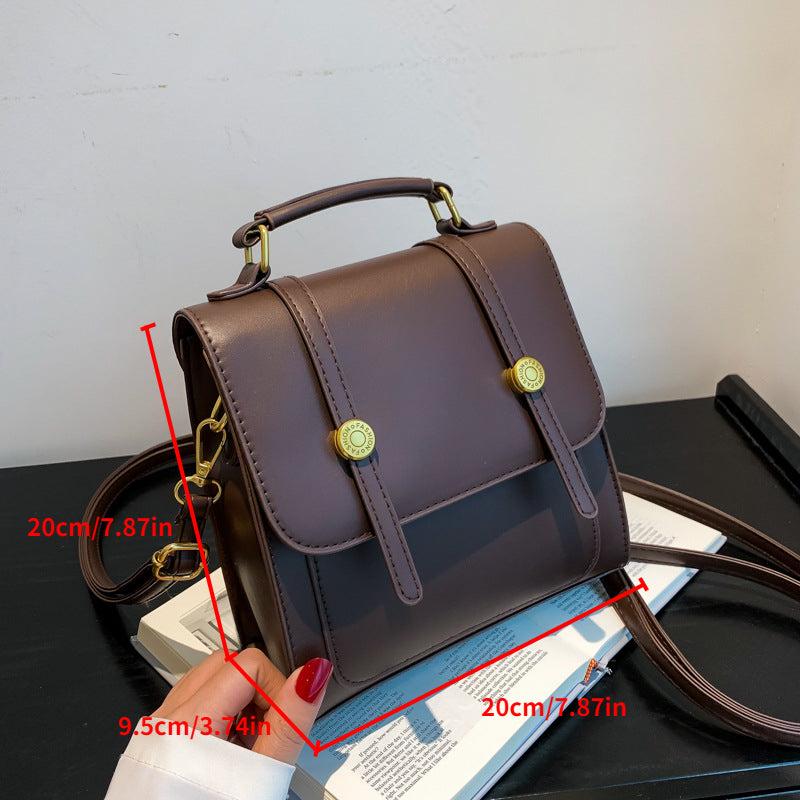 Casual Brown Backpack for Students and Commuters
