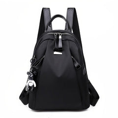 Casual Double Shoulder Backpack with Pendant for Daily Use