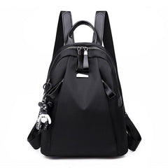 Casual Double Shoulder Backpack with Pendant for Daily Use