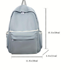 Sports Style Preppy Style Backpack Casual Students Schoolbag