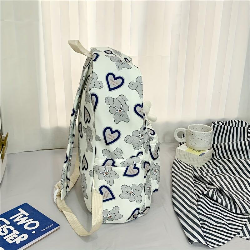 Little Bear Pattern Backpack for Students