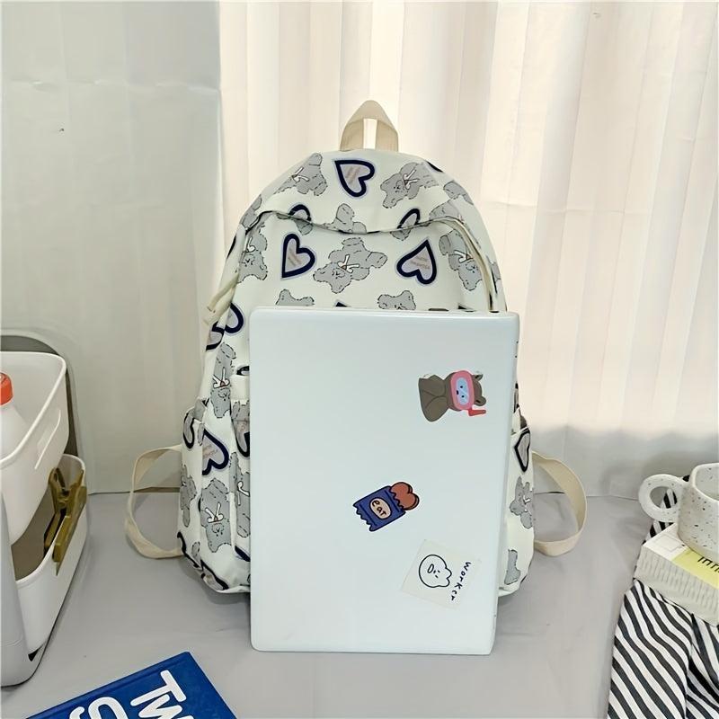 Little Bear Pattern Backpack for Students