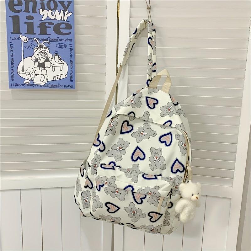 Little Bear Pattern Backpack for Students