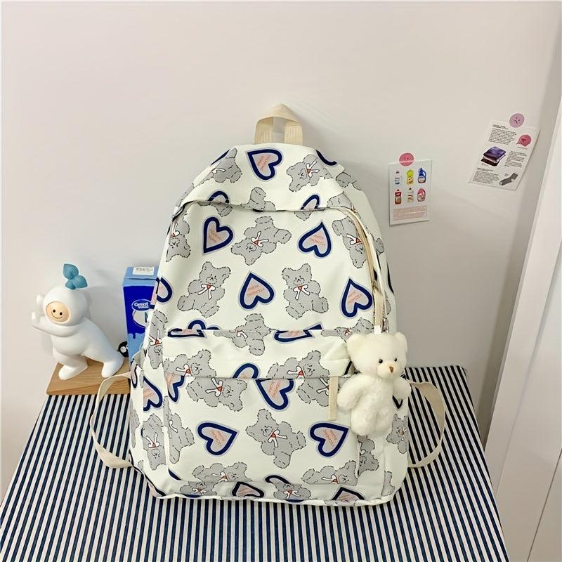 Little Bear Pattern Backpack for Students