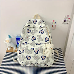 Little Bear Pattern Backpack for Students