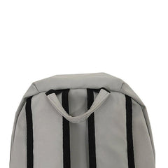 Nylon Pleated Solid Double Shoulder School Bag