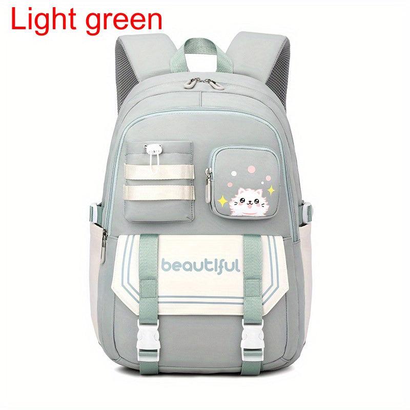 Casual Large Capacity Student Cat Backpack