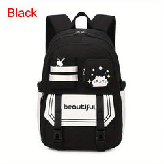 Casual Large Capacity Student Cat Backpack