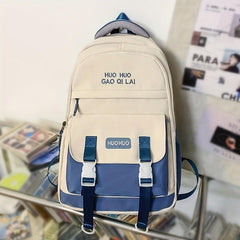 Casual Backpack High School Student Large Capacity Men Women Shoulder Bag