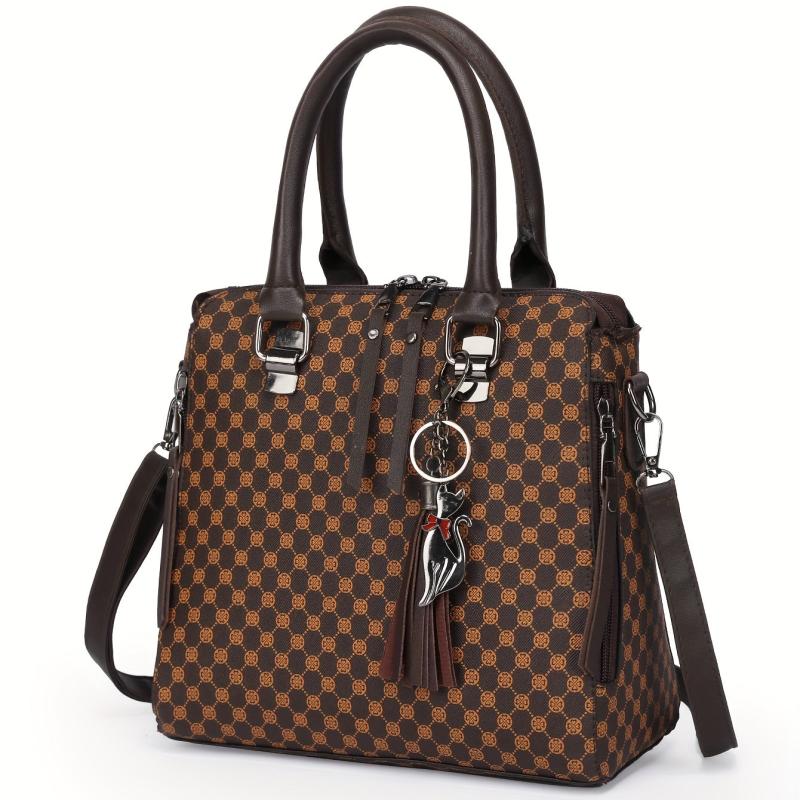 4 Piece Set Business Briefcase Summer Women's Shoulder Bag