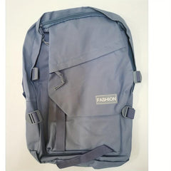 Large Capacity Students Backpack Canvas Schoolbag Solid Bag For Men