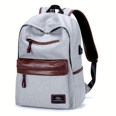 Large Laptop Backpack w/ USB Charging Port