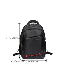 Men's Large Capacity Backpack with USB Charging Port