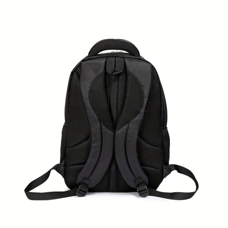 Men's Large Capacity Backpack with USB Charging Port