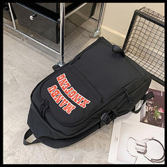 Student College Canvas Letter Backpack