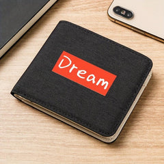 Men's Dream Print Business Wallet Card Holder