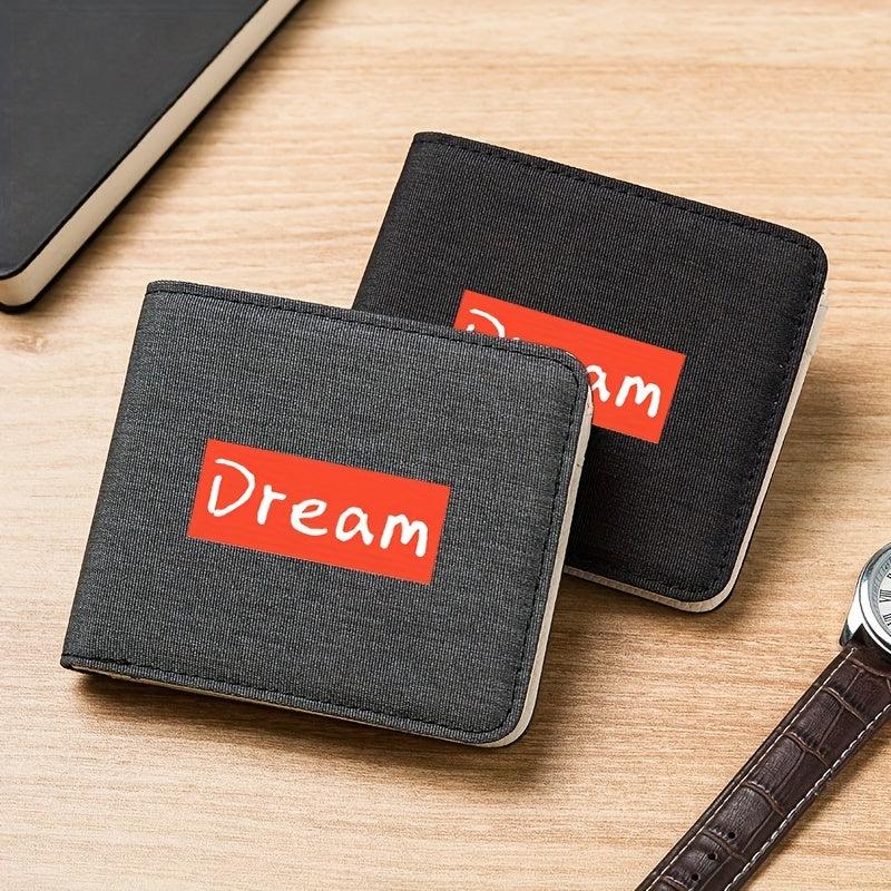 Men's Dream Print Business Wallet Card Holder