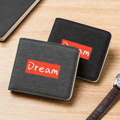 Men's Dream Print Business Wallet Card Holder