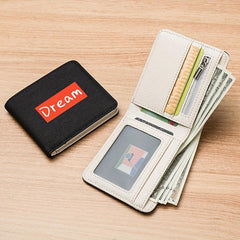 Men's Dream Print Business Wallet Card Holder