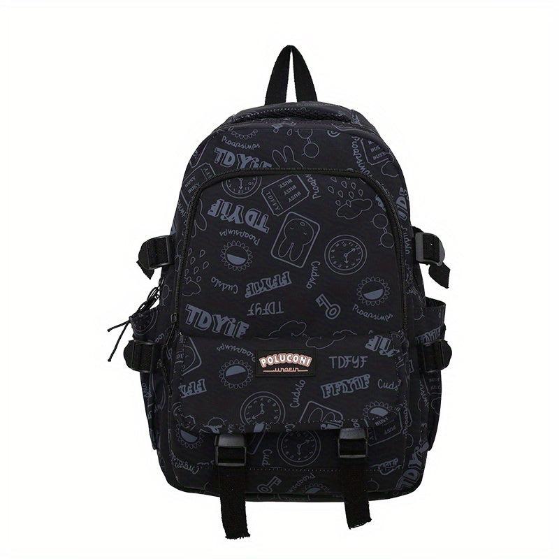 Casual Cartoon Printing Backpack Large Capacity School Bag