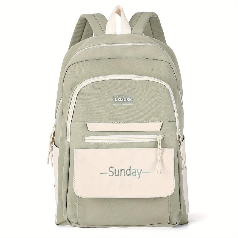 Fashionable Preppy Backpack with Large Capacity