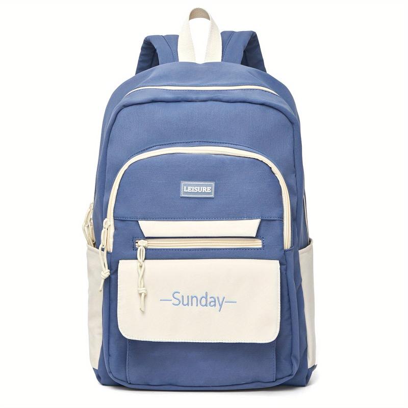 Fashionable Preppy Backpack with Large Capacity