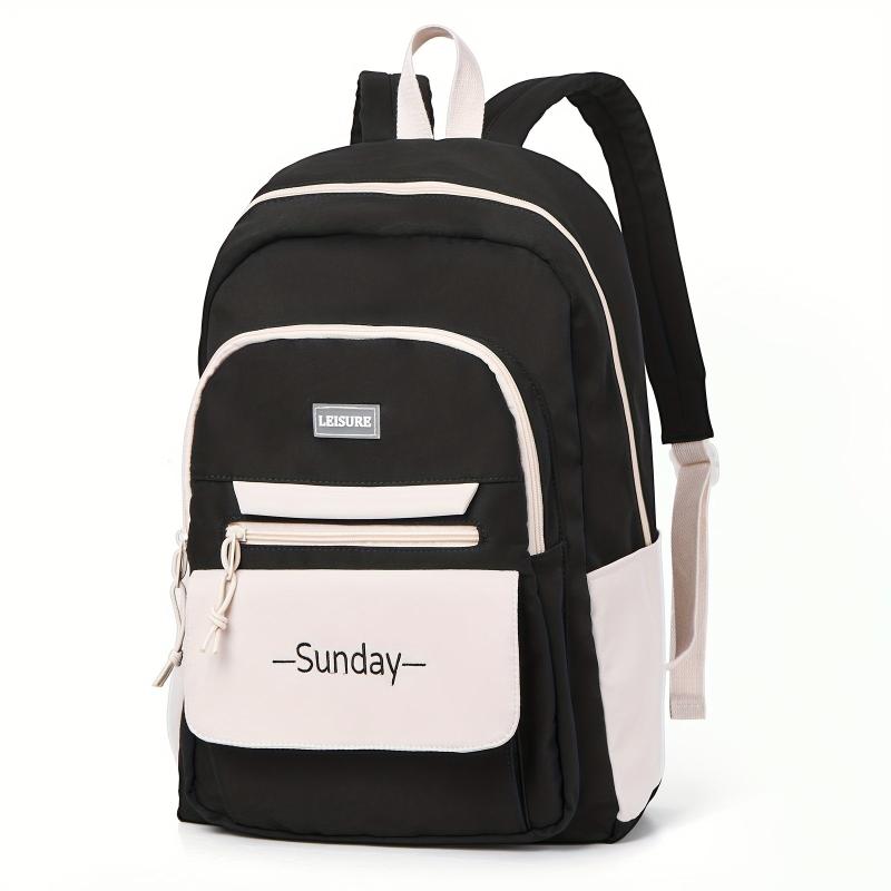 Fashionable Preppy Backpack with Large Capacity