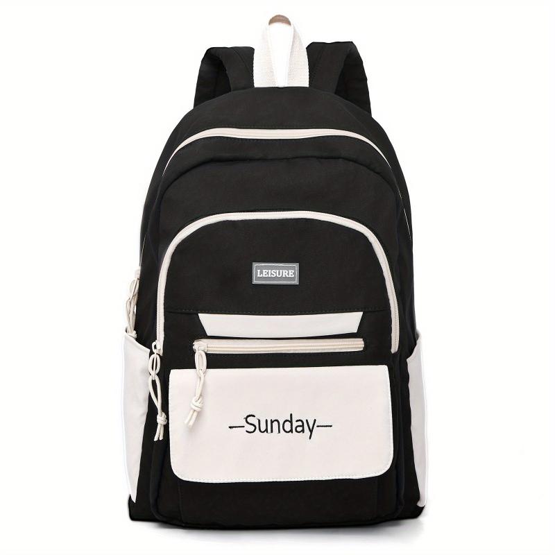Fashionable Preppy Backpack with Large Capacity