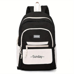 Fashionable Preppy Backpack with Large Capacity