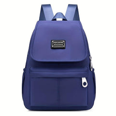 Solid Backpack Casual Versatile Student Travel Backpack